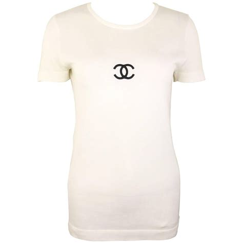 t-shirt chanel originali|chanel white pocket shirt.